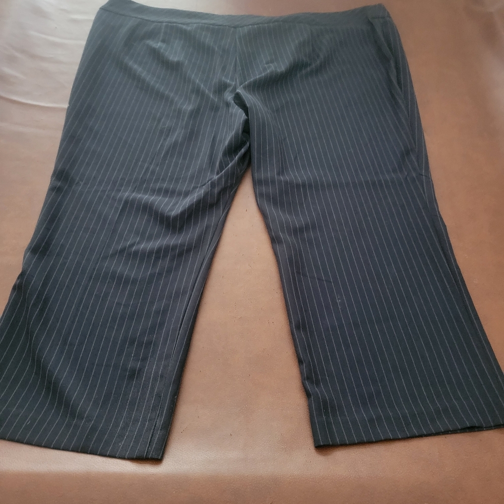 Avenue Pinstripe Pant, slight bootcut